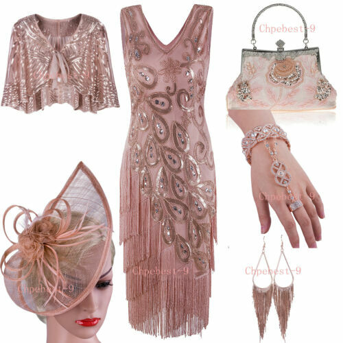 1920s Flapper Dress Great Gatsby 