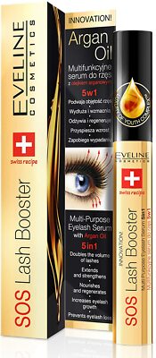 EVELINE SOS WIMPERNBOOSTER MULTIZWECK WIMPERNSERUM 10 ML MIT ARGANÖL 5 IN 1