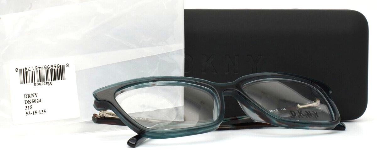 DKNY DK5024 315 Teal Tortoise Womens Cat Eye Eyeglasses 53  display picture 2