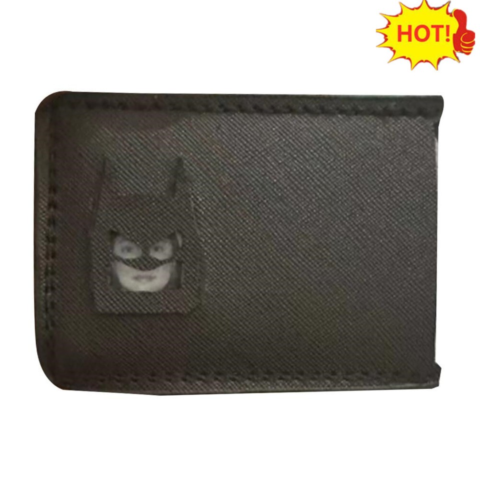 Handmade, hand sewn leather wallet card holder with face mask featuring