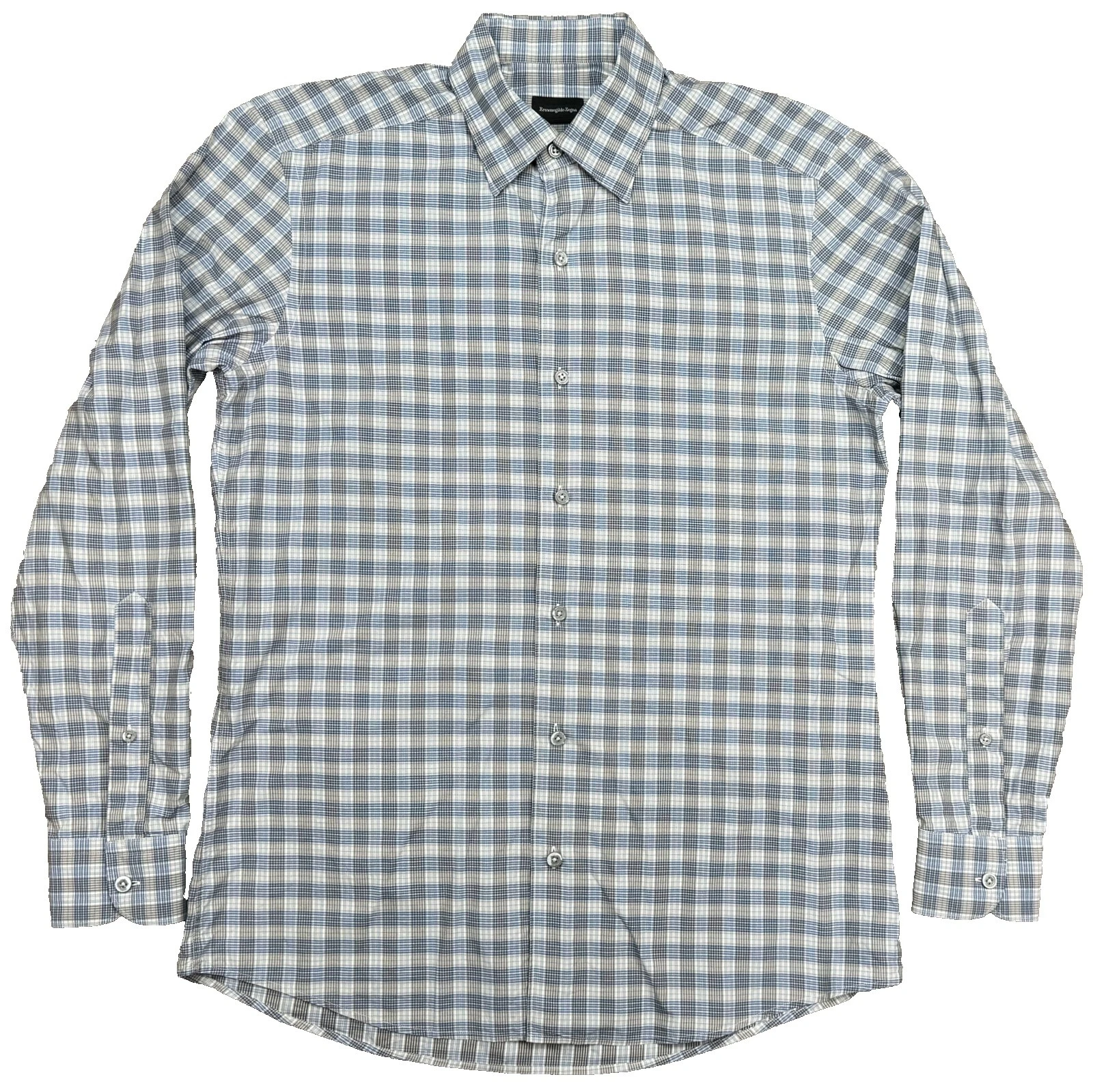 Camisas de vestir corte normal Ermenegildo Zegna Para hombre a cuadros