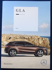 Prospekt brochure 2019 Mercedes Benz GLA (USA...