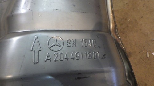 Mercedes W207 exhaust box passenger rear E350CDi Coupe A2044909521 new - Picture 11 of 11