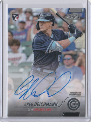 2022 Topps Stadium Club Greg Deichmann RC Auto Chicago Cubs #SCBA-GD