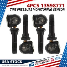(4)For GM GMC Genuine TPMS Tire Pressure Monitoring Sensor OEM 13598772 13598771