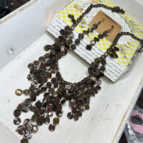 Plunder Design Vintage Necklace & Earring Set