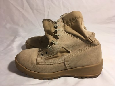 WELLCO HOT WEATHER FLAME RESISTANT DESERT TAN sz7XW COMBAT BOOTS NM 02976 Wellco Hot Weather Type II Desert Tan Boot - Hero Outdoors main image 3