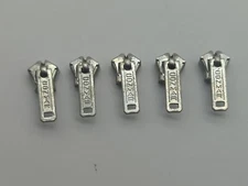 Vintage Lot Of 5 Conmar Silver Color Zipper Pull Pulls Tab Puller LOOK READ C 10