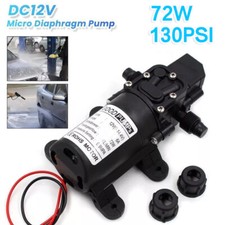 Water Pump 12V High Pressure Self Priming Sprayer 130PSI Diaphragm Auto Switch