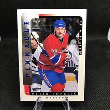 1996-97 Be A Player Canadiens Hockey Card #6 Peter Popovic