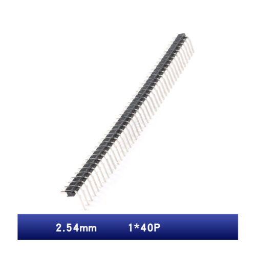 2 - 40 Pin Stiftleiste Pin header einreihig gewinkelt 2,54mm 0.1" DIY 90° Winkel - Bild 21 von 21