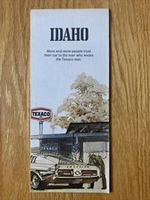 Texaco Map Idaho 1972 Gas Oil Folding Street Boise Meridian Nampa Idaho Falls ID