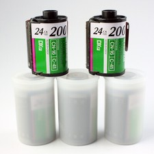 Five Rolls EXPIRED Fujicolor Super HQ 200 ISO 35mm Color Print Film