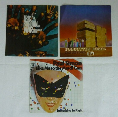 Eric Burdon Paul Simon IF 3 Singles Vinyl 1970er