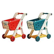 Shopping Cart Toy Mart Shopping Cart Trolley Play Set for Preschool Girls and