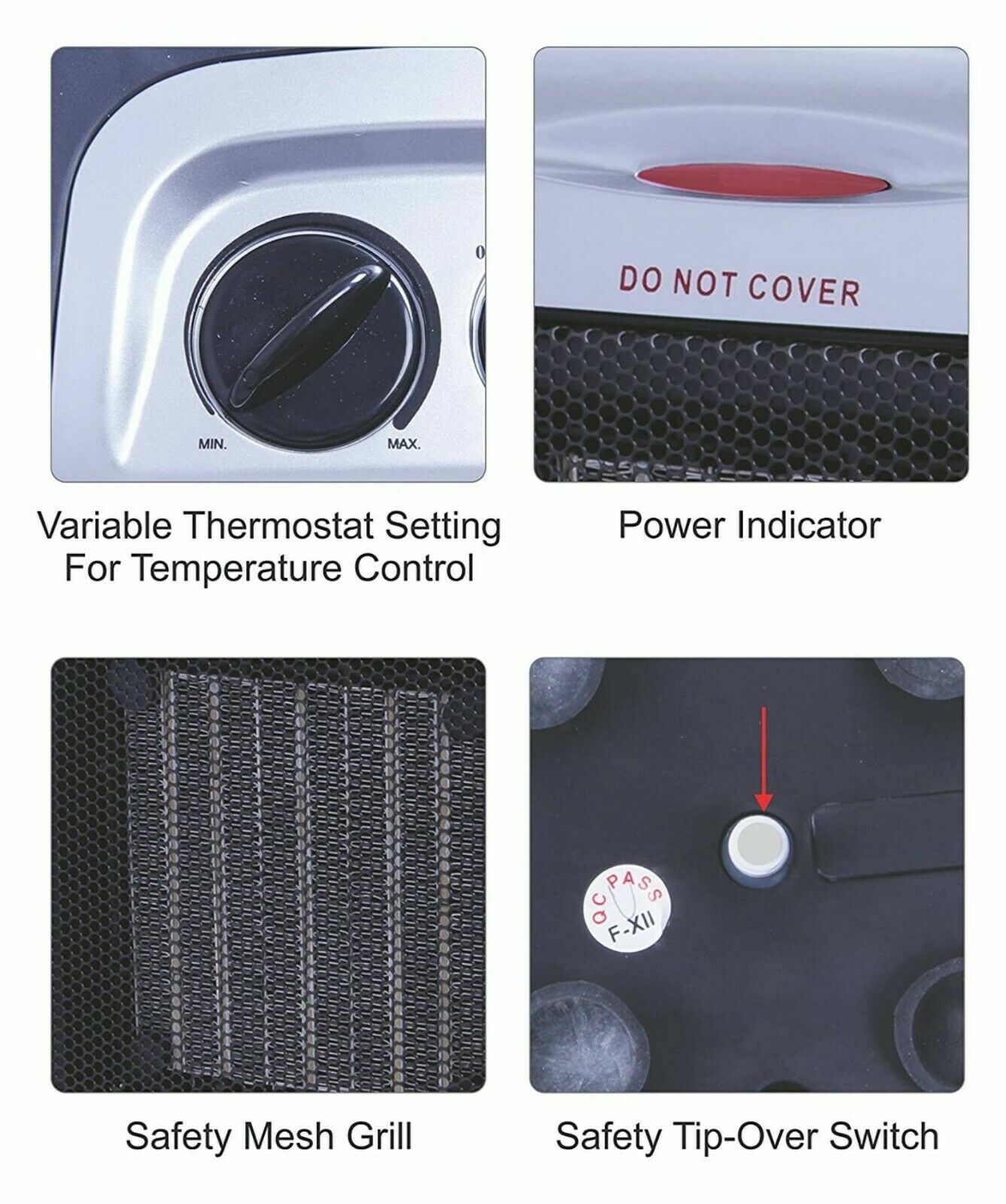 Orpat OPH 1210 Wide Angle Heat Transmission Climate Control Portable PTC  Heater | eBay