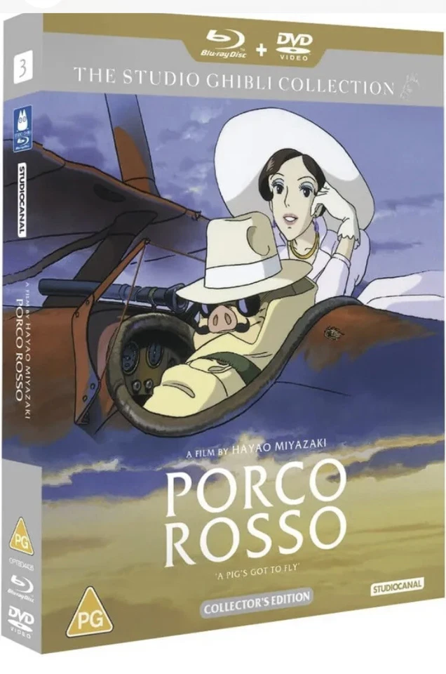 Porco Rosso Collector's Edition Blu-ray DVD Region 2 - New, Sealed - Image 2 of 3