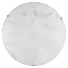 LUCE AMBIENTE DESIGN - PLAFONIERA LED SELENE IN VETRO DIAMETRO 30CM 12WATT