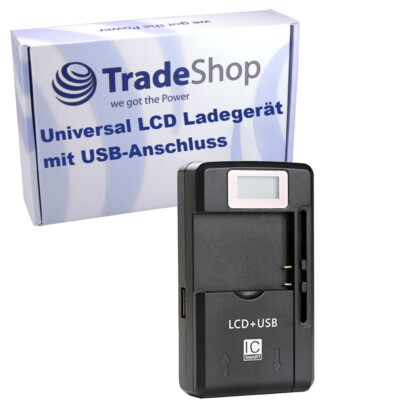 Universal Reise Ladegerät für Smartphone Digitalkamera mit USB-Port Anschluss