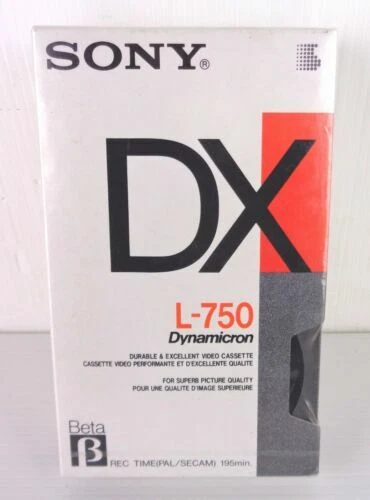 Videoregistratori vintage Sony betamax