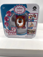 NEW WowWee Snap Pets ORANGE DOG Selfie Portable Blue Tooth Camera