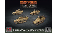 Gun Platoon - Mortar Section Plastic German Late War Flames of War NIB