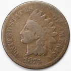 1876 Indian Head Penny Cent Good (G)