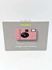 Heyday Pink Glow In The Dark Disposable Camera - 17 Color Photos / Onetime Use!