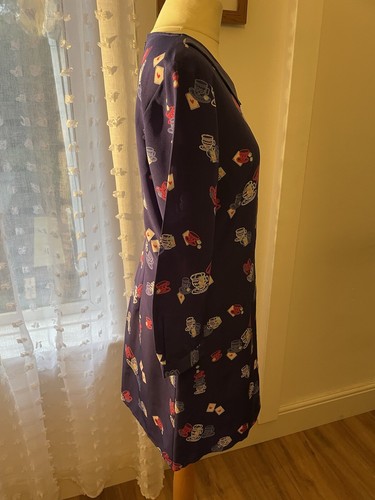 Dress Size 8 Alice In Wonderland Theme Purple Size 8 Collared Cute Cards - Picture 5 of 10