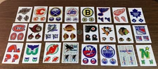 NHL Hockey Prismatic stickers early 1990's Vintage 24 Teams