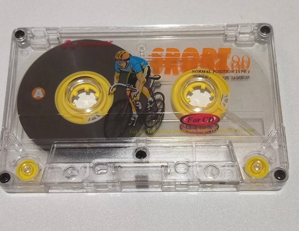 PANAREC sport 90 type 1 Blank cassette - made in indonesia NEW BUT NOT SEALED - Image 2 of 4