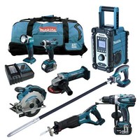 Makita DVR450 Rte Betonverdichter 18V Combo Kit Set Inkl. DMR107 + DHP458 Uvm.