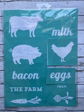 Chalk Couture Transfer "FRESH FROM THE FARM" 18X24  size E