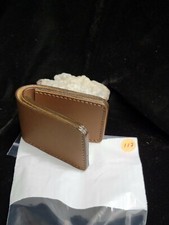 Genuine Leather Hand Made,hand stitched,bifold wallet,full size,vertical 117 new