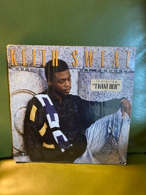 KEITH SWEAT Make It Last Forever LP Vinyl OG Elektra Records, In Shrink Hype VG+