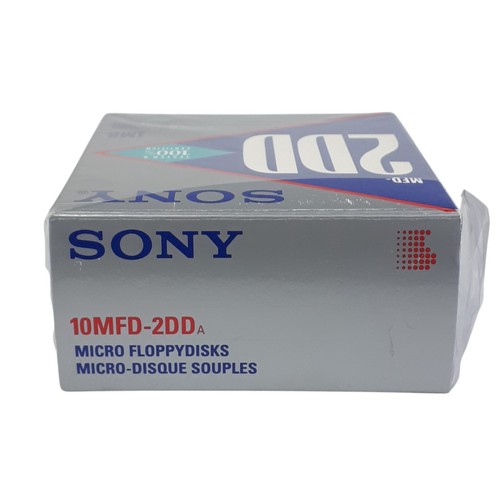 Sony MFD 2DD 3,5" Micro disquette double densité 8 Pack 1 Mo boîte ouverte E5451 - Photo 5/6