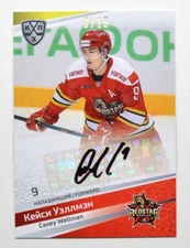 2020-21 Sereal KHL Autograph Kunlun Red Star #KRS-A07 Casey Wellman 09/15