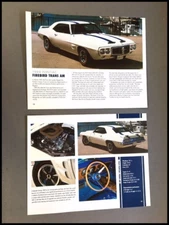 1969 Pontiac Firebird TransAm Trans Am - Original Car Print Article J265