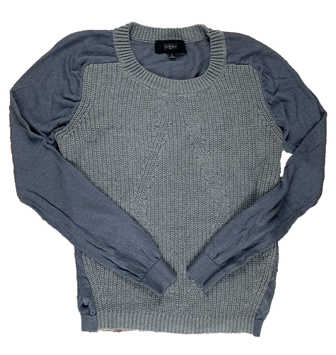 Camicia La Scala maglione adulto grigio donna maniche grandi trasparenti