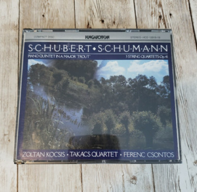 Schubert Trout Quintet -Schumann  String Quartet - Takacs Quartet 2 CD Box Set