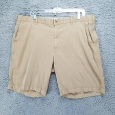 Peter Millar Shorts Mens 40 Brown Stretch Mid Rise Chino