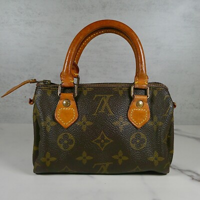 Authentic Louis Vuitton LV Monogram Vintage Mini Nano Speedy | eBay