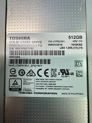 PURE STORAGE 83-0137-00 TOSHIBA THNSNJ512GCSY PS 512GB 6Gbps PURE STORAGE 83-0137-00 TOSHIBA THNSNJ512GCSY PS 512GB 6Gbps