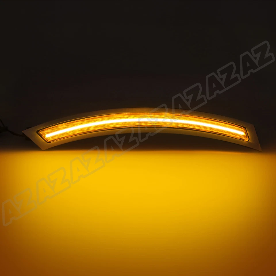 LED Front Bumper Side Marker Light Clear Lens For 2013-2018 BMW X5 F15 M F85 - Image 4 of 4