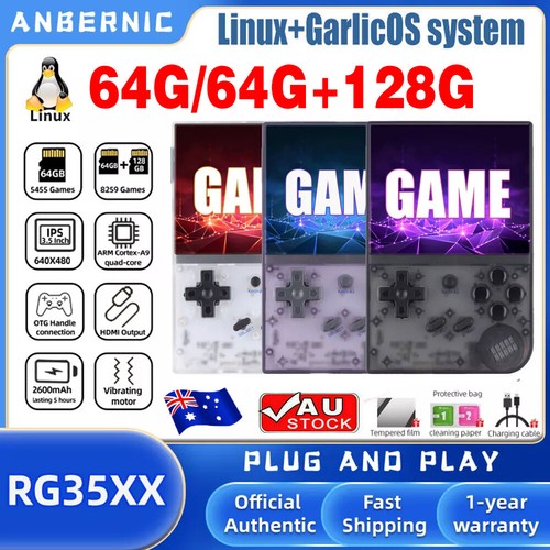 RG35XX Retro Handheld Game Console 3.5" IPS Linux 64G 5000+Games ZQ - Picture 17 of 73