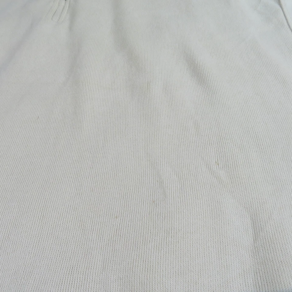 Suéter Tommy Bahama Para Hombres XL Blanco Crema 1/4 Cremallera Pullover Relax Acanalado Foto 4 de 4