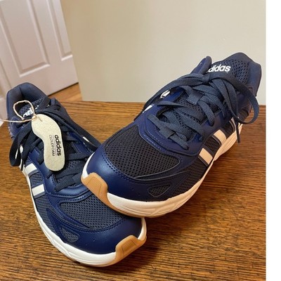 Adidas Eclyptix 2000 Blue/White/Brown Bottom Cloudfoam Sole Sneakers Size 11 Men