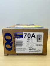 Square D - QO24L70SCP QO 70-Amp 2-Space 4-Circuit Indoor Main Lugs Load
