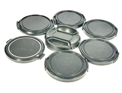 Lot of 7 46mm Snap-on Front Lens Caps Unbranded Generic