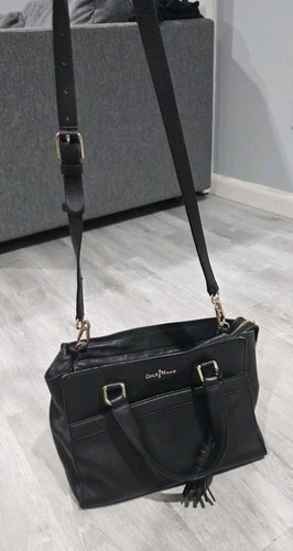Cole Haan Handtasche Schultertasche schwarz Echtleder 2 Henkel - Bild 7 von 12